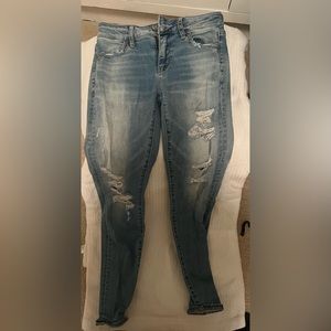 AMERICAN EAGLE RIPPED JEGGING